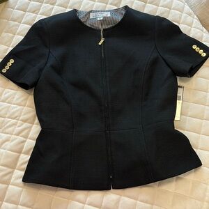 Black Tahari dress blouse